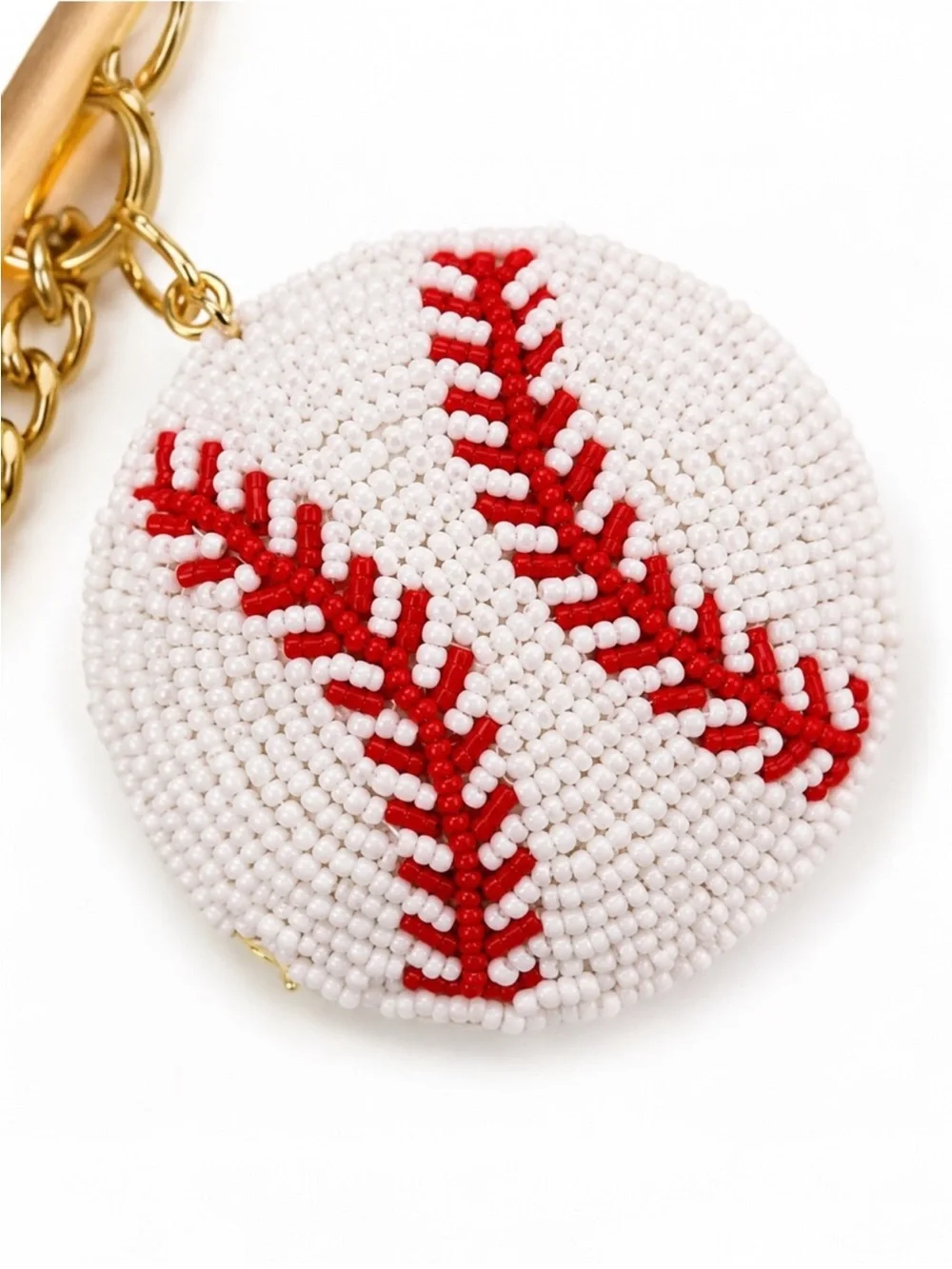 Eye Candy Los Angeles Baseball Bag Charm Keychain - NEW